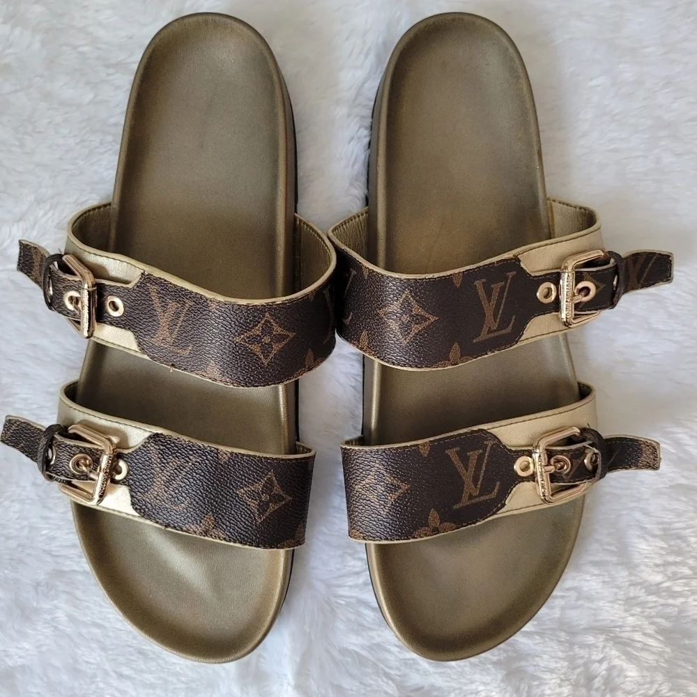 LOUIS VUITTON Bom Dia Flat Mule